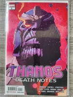 Thanos Death Notes #1a (2022) 1st app CARELLA