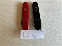 (2) Swiss Army Knives