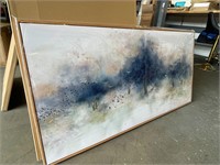 24x48" Abstract Forest Canvas Wall Art