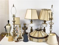 Large lot of Lamps