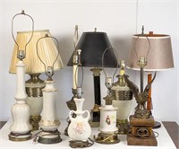 Lot of 10 lamps