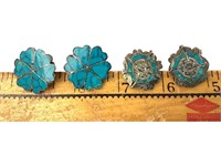 (2) pairs Mexican Sterling earrings 18 grams