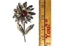 Sterling daisy pin 24 grams