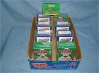 Box full of factory sealed baseball card sets