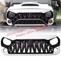A.M. Front Shark Grille for 07-18 Jeep Wrangler