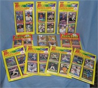 Large group of Donruss baseball card