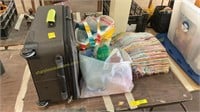 Luggage Bag, Rugs, Tupperware