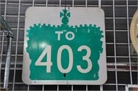 403 ROAD SIGN