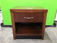 Cherrywood End Table with Drawer
