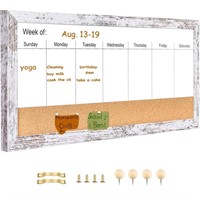 Magnetic Weekly Dry Erase White Board