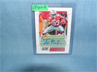 Terry McLaurin autographed rookie football card