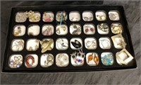 FASHION EARRINGS LOT / OVER 30 PRS