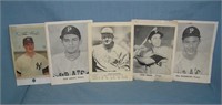 Group of early baseball photographic prints