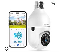 Security Camera Light Bulb - 5G& 2.4GHz WiFi