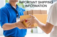 *Important shipping information 
 
 
 This is