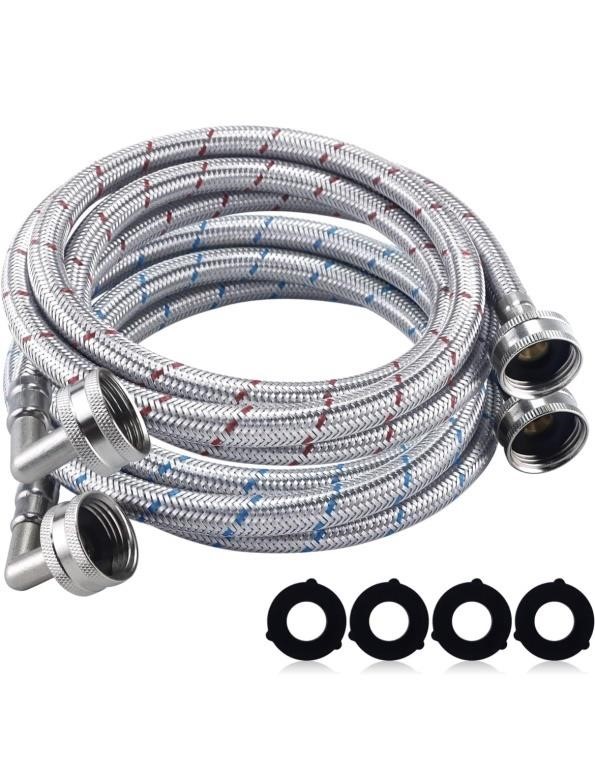 Like new 6FT Premium Stainless Steel Washer Hoses