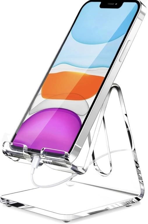 Like new Crpich Acrylic Cell Phone Stand,