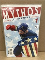 2008 Marvel Captain America Mythos Comic Book