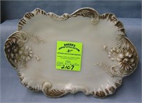 Early Milk Glass serving dish