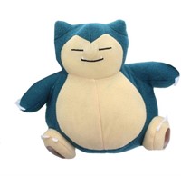 New Snorlax 8” Pokémon plush toy, stock image for