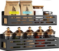 New 2-pack SPACWIS Magnetic Spice Rack Organizer,