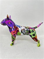 New Art Color Solid Realistic Bull terrier