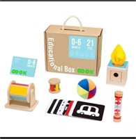 New Tooky Toy Co 0-6M Educational Box 32X27X14CM