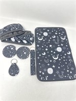 New 6pcs Moon and Stars Cer Accessories Set