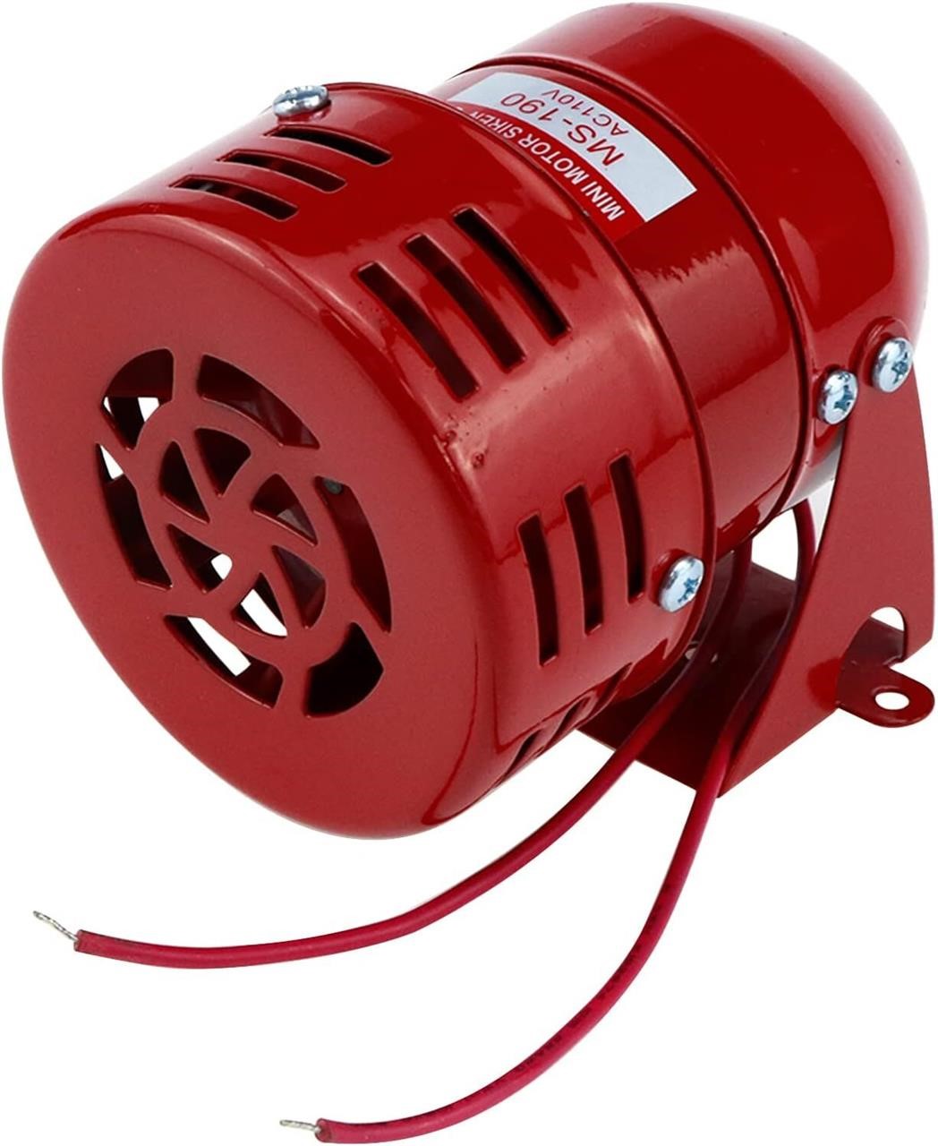 1Pc Red AC 110V 114dB Industrial Motor Alarm Bell