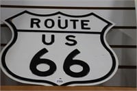 ROUTE 66 REPRODUCTION ROAD SIGN 16"X16"