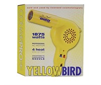 Conair Pro Yellow Bird Hair Dryer, Powers On,