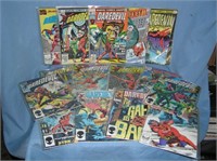 Collection of vintage Dare Devil Comic Books