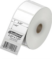 2.25" x 1.25" Thermal Labels | 4 Rolls | 12600