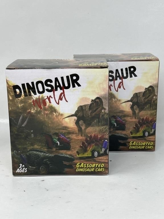New 2 Boxes DINOBROS Dinosaur Toy Pull Back