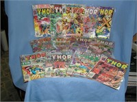 Group of vintage Marvel Thor Comic Books