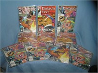 Group of Marvel vintage Fantastic 4 comic books