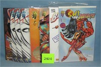 Group of early Shi comic books
