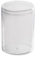 NEW Hammont Clear Acrylic Boxes Round - 12 Pack -