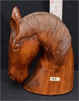 MAHOGANY HORSE HEAD