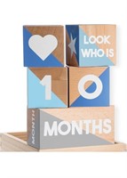 Like new Baby Monthly Milestone Blocks — Cute
