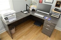 L-SHAPED DESK CONTENTS NOT INCLUDED