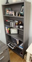 5 SHELF BOOKCASE CONTENTS NOT INCLUDED
