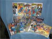 Large collection of vintage Superman Comic Books