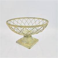 Painted Metal Wire Fruit Bowl