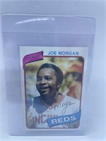 Vintage Joe Morgan Topps 1980 Cincinnati Reds HOF