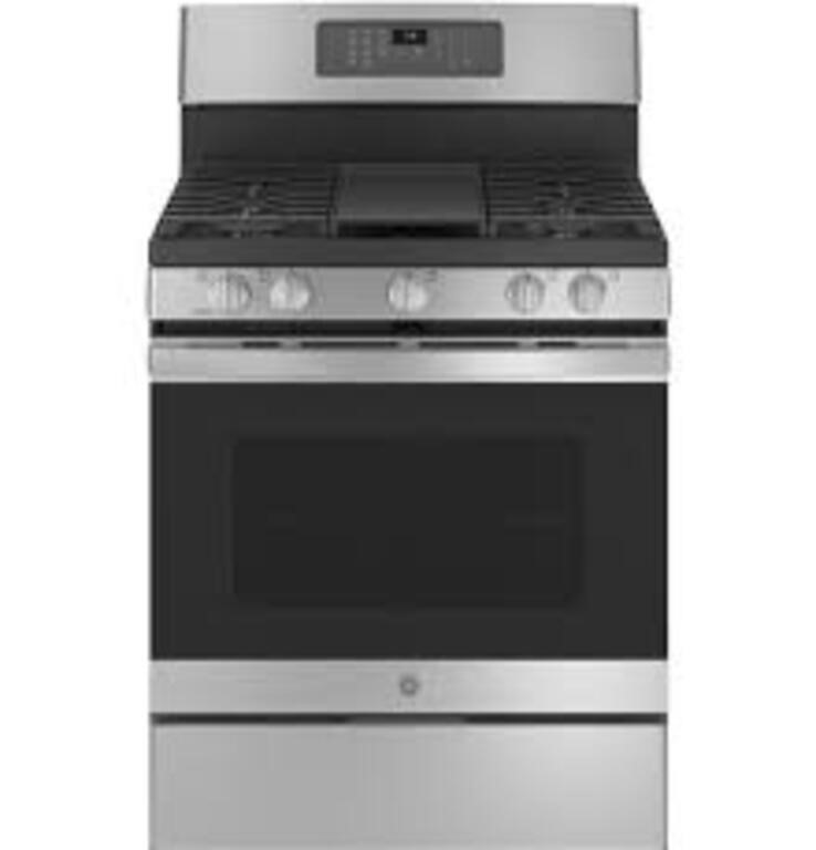 Ge 30" Gas Range - Stainless Steel