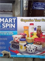 Smart Spin Rotating Refrigerator Organizer