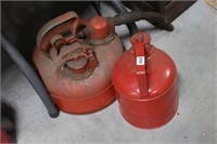 2- METAL GAS CANS