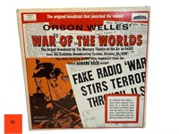 Orson Welles War of the Worlds Vinyl Record