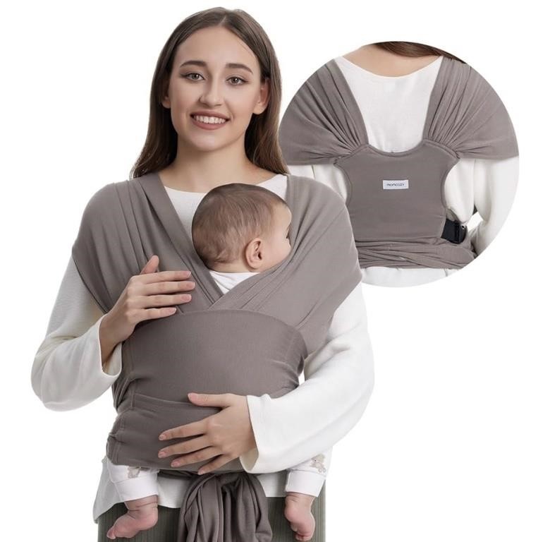 Momcozy Baby Wrap Carrier Skin-Friendly Fabric,